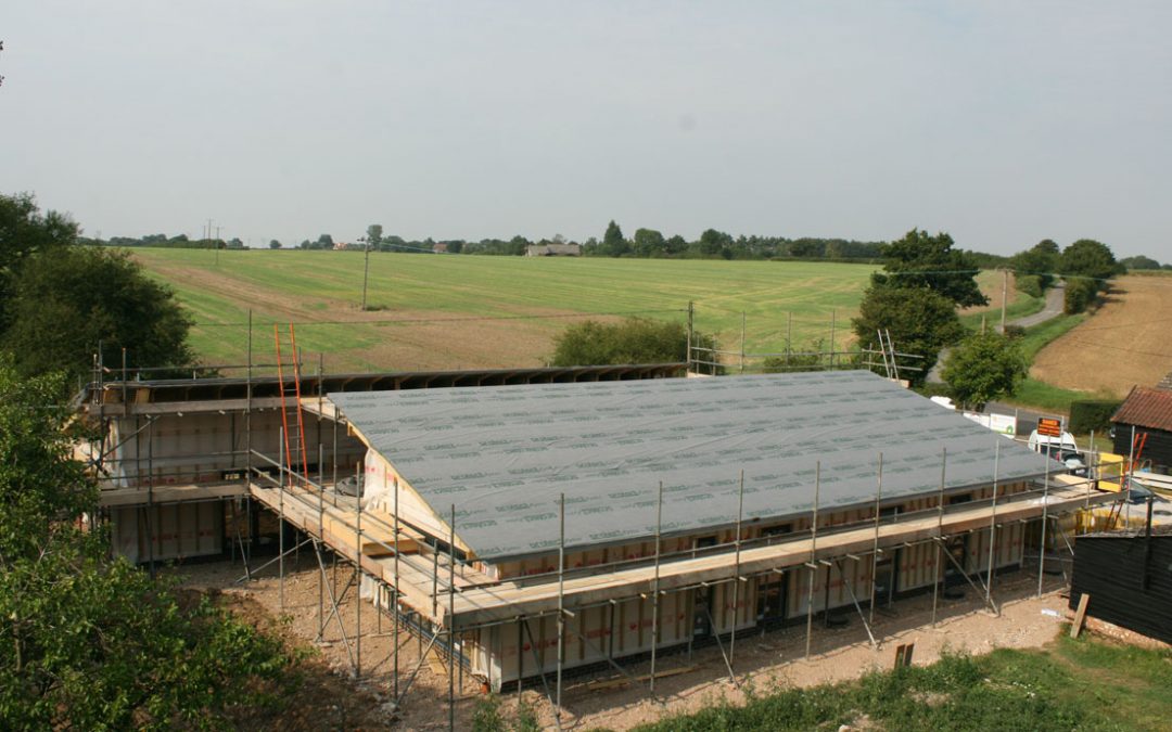 Svenskhomes – Crane Assisted Timber Frame Build in 3 Days – Time Lapse Video